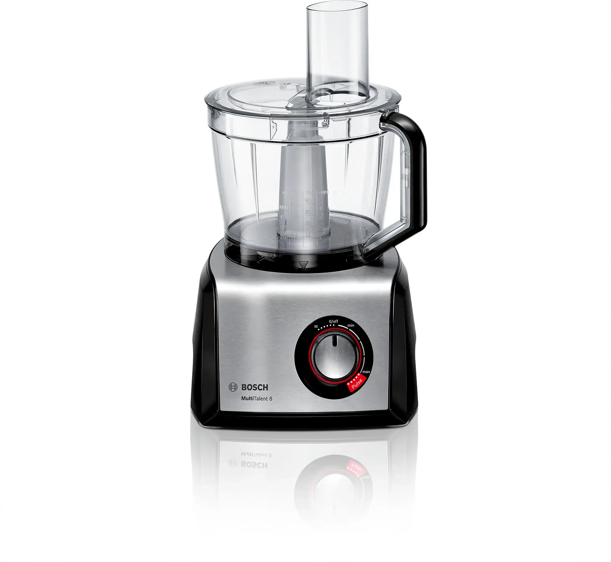 Robot culinaire MultiTalent 8 1250 W Noir, Inox brossé MC812M844