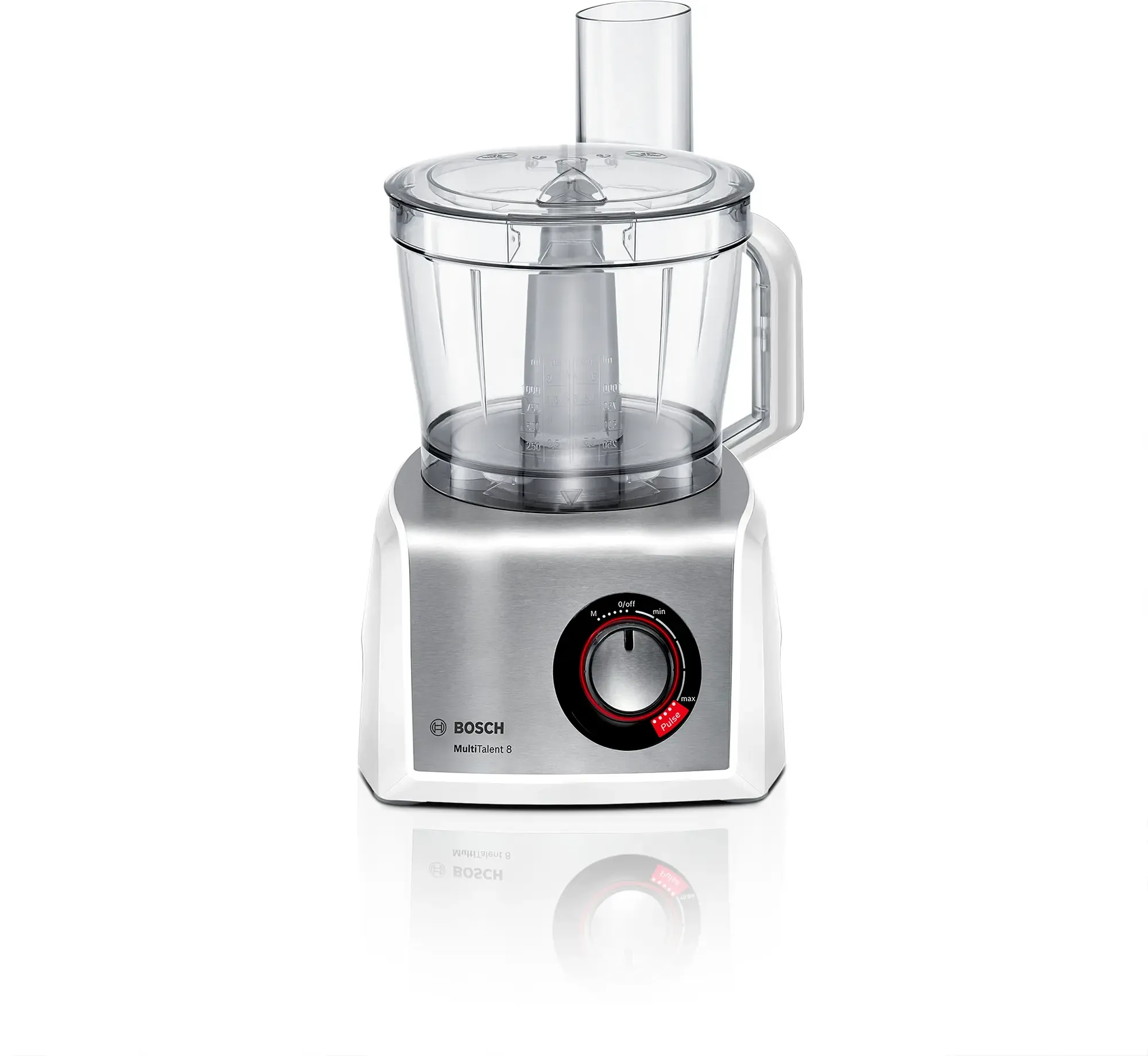 Robot culinaire MultiTalent 8 1250 W Blanc, Inox brossé MC812S820