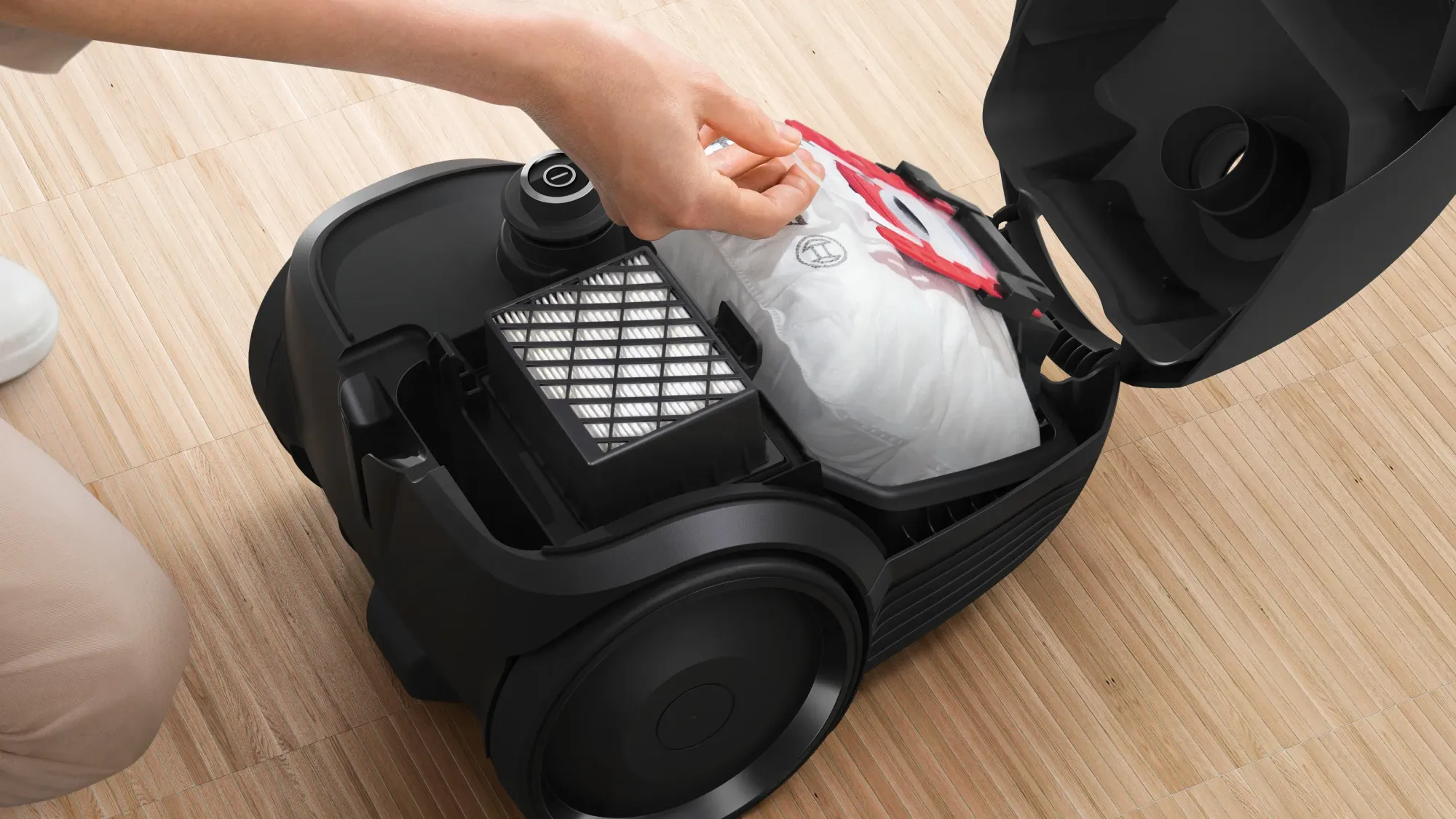 Série 2 Aspirateur avec sac Noir BGLS2BA1