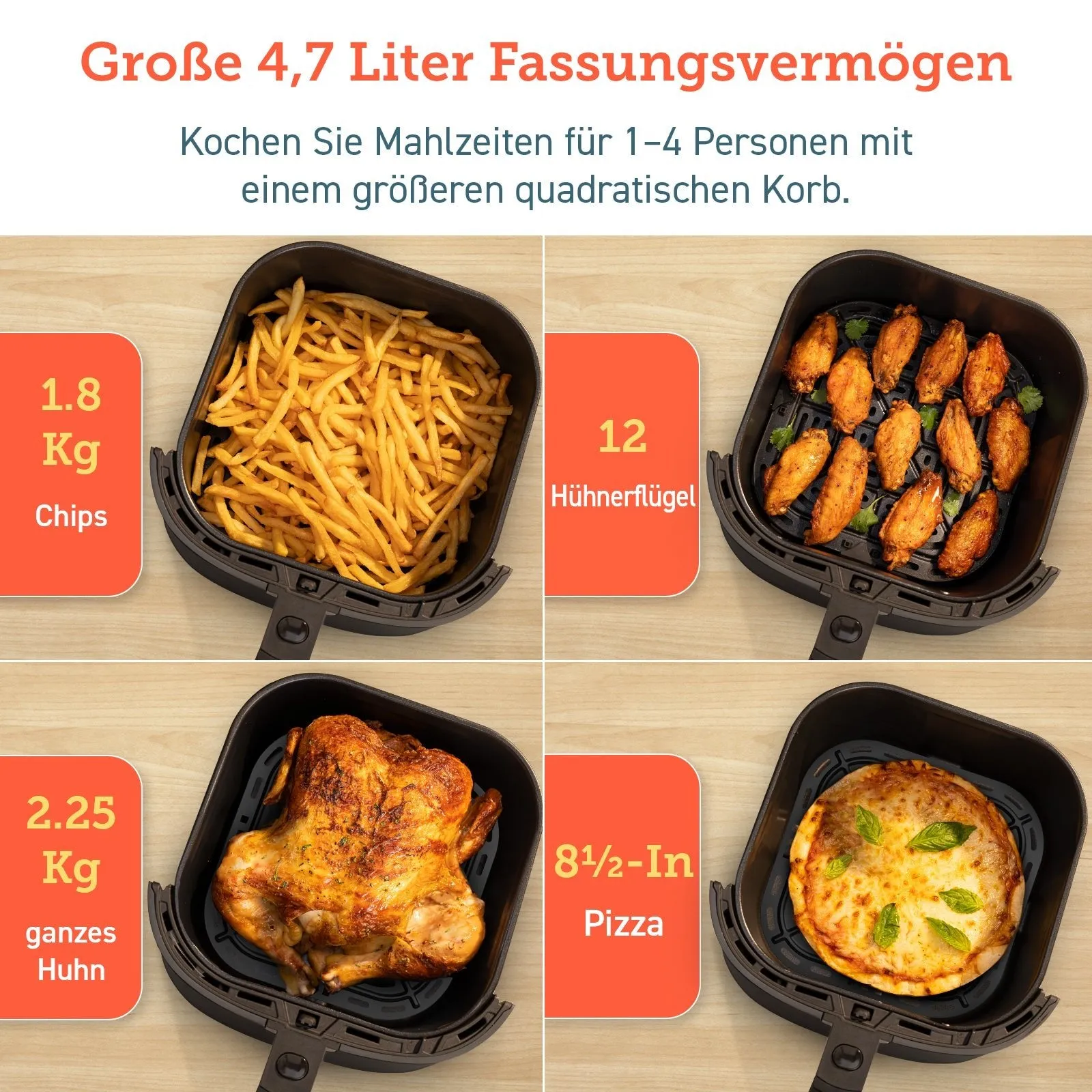 Friteuse à air chaud Cosori 4,7 L