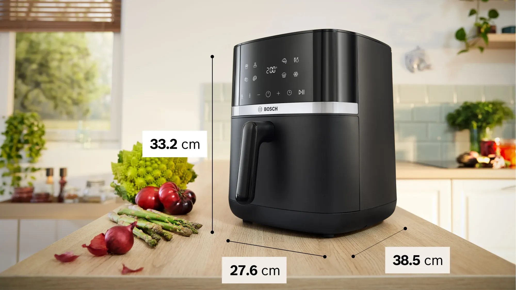 Série 4 Friteuse sans huile Noir MAFS2462B