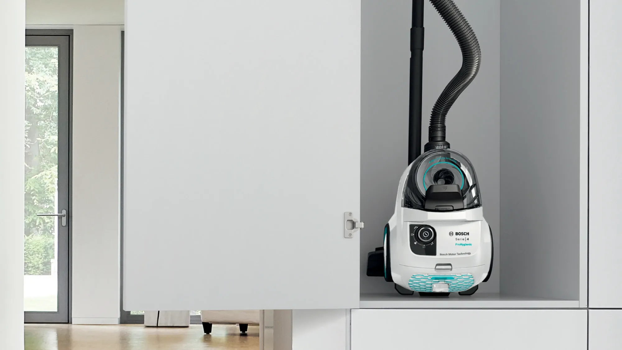 Série 4 Aspirateur sans sac ProHygienic Blanc BGC21HYG1