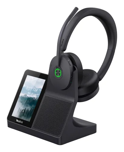 Yealink WH68 Workstation Headset Auricolare Con cavo e senza cavo A Padiglione Musica e Chiamate USB tipo-C Bluetooth Base di ricarica Nero