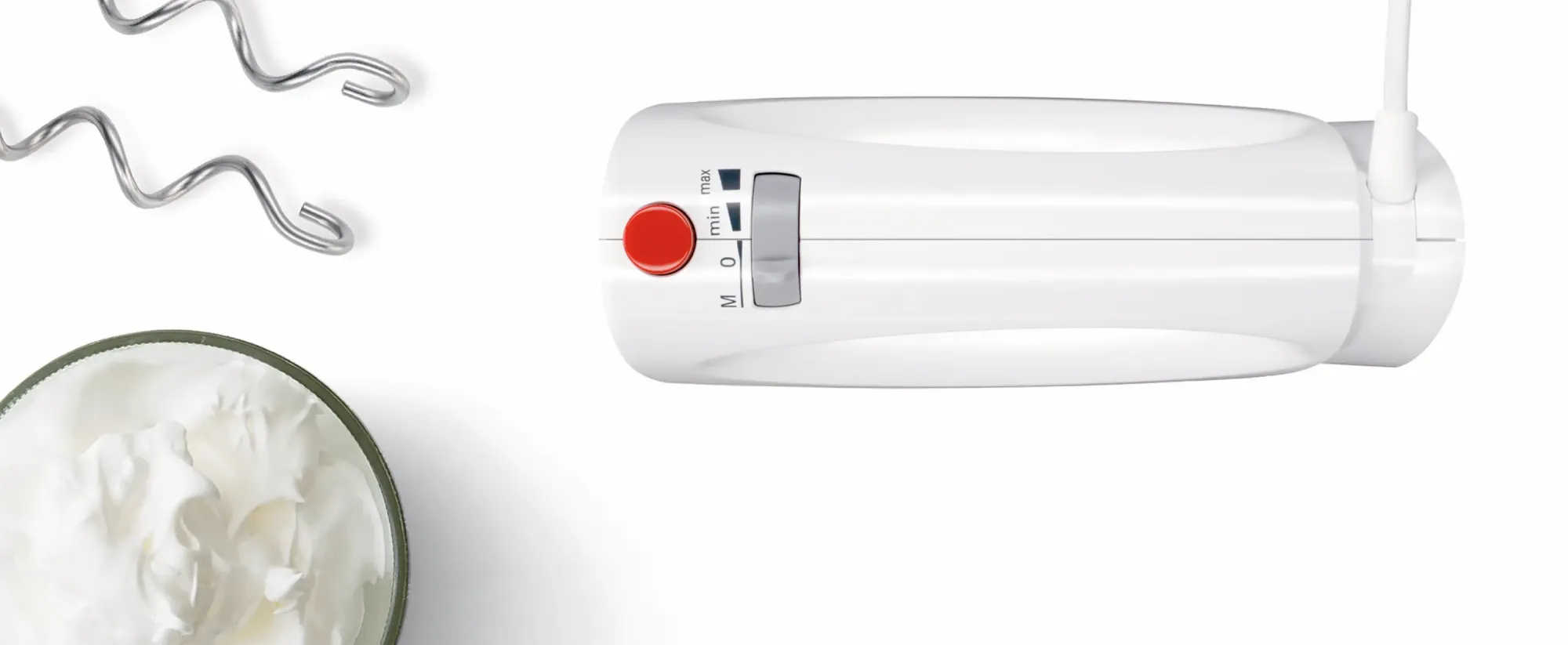 Batteur CleverMixx 300 W Blanc, rouge MFQ3010