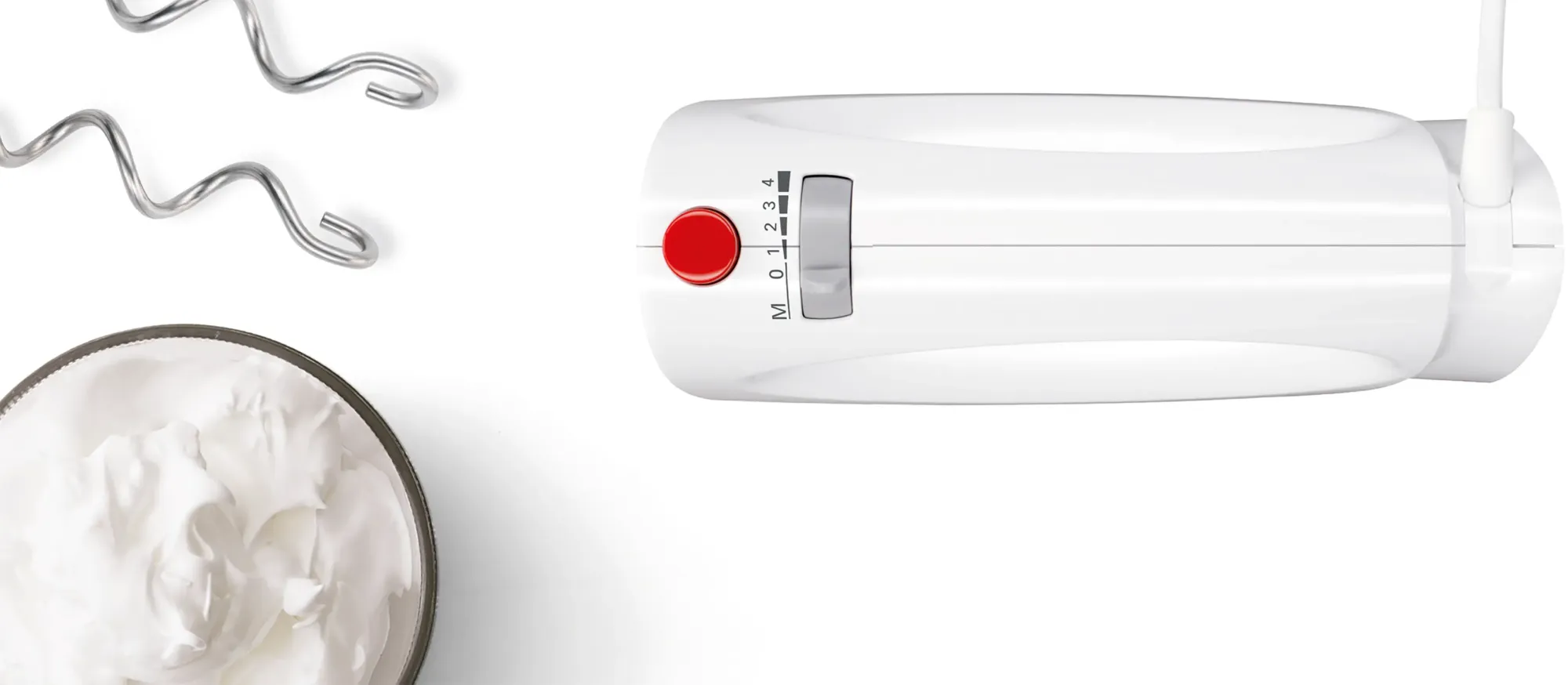Batteur CleverMixx 350 W Blanc, rouge MFQ3030