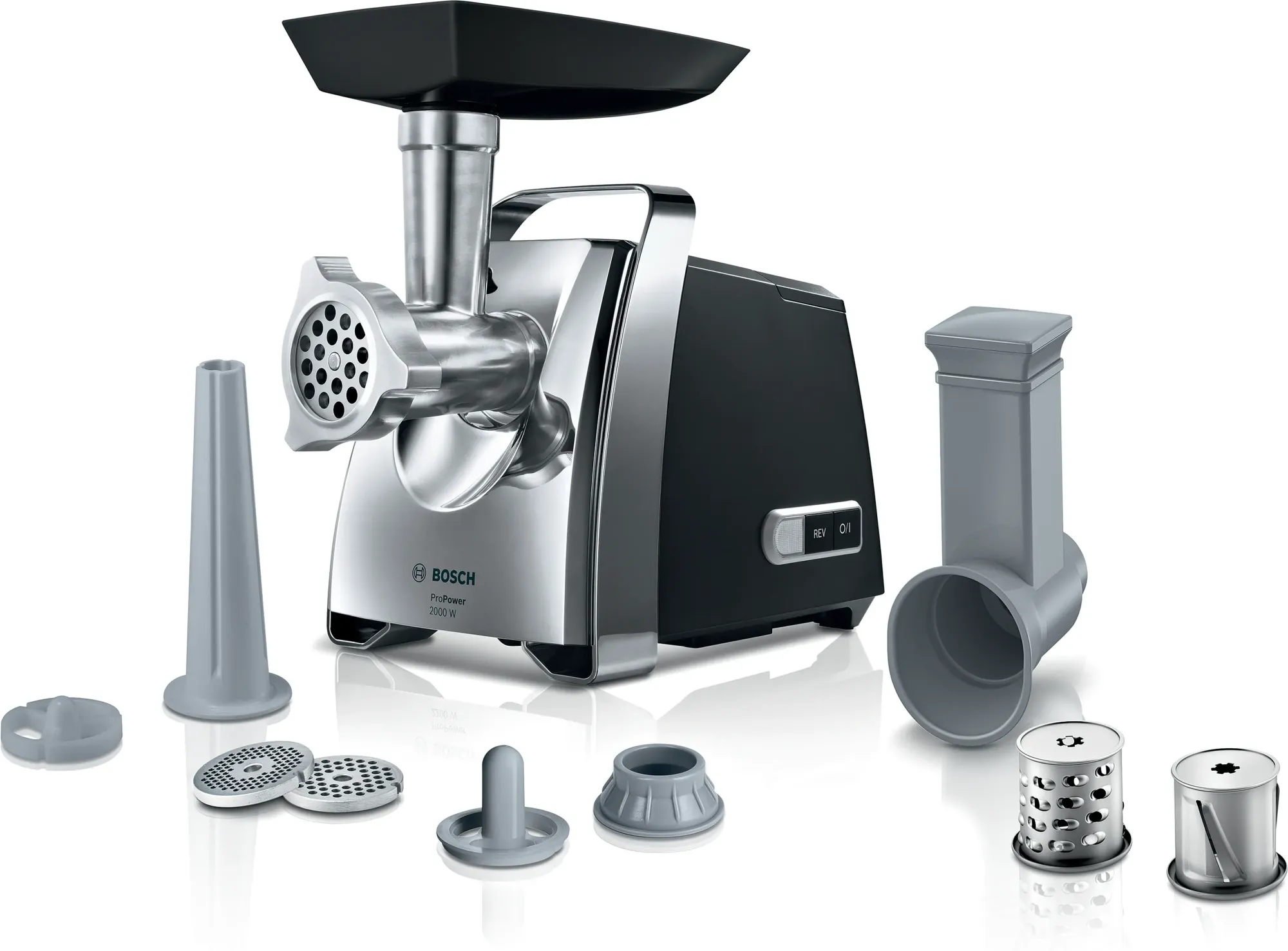 Hachoir à viande ProPower 2000 W Noir, chromé MFW67440