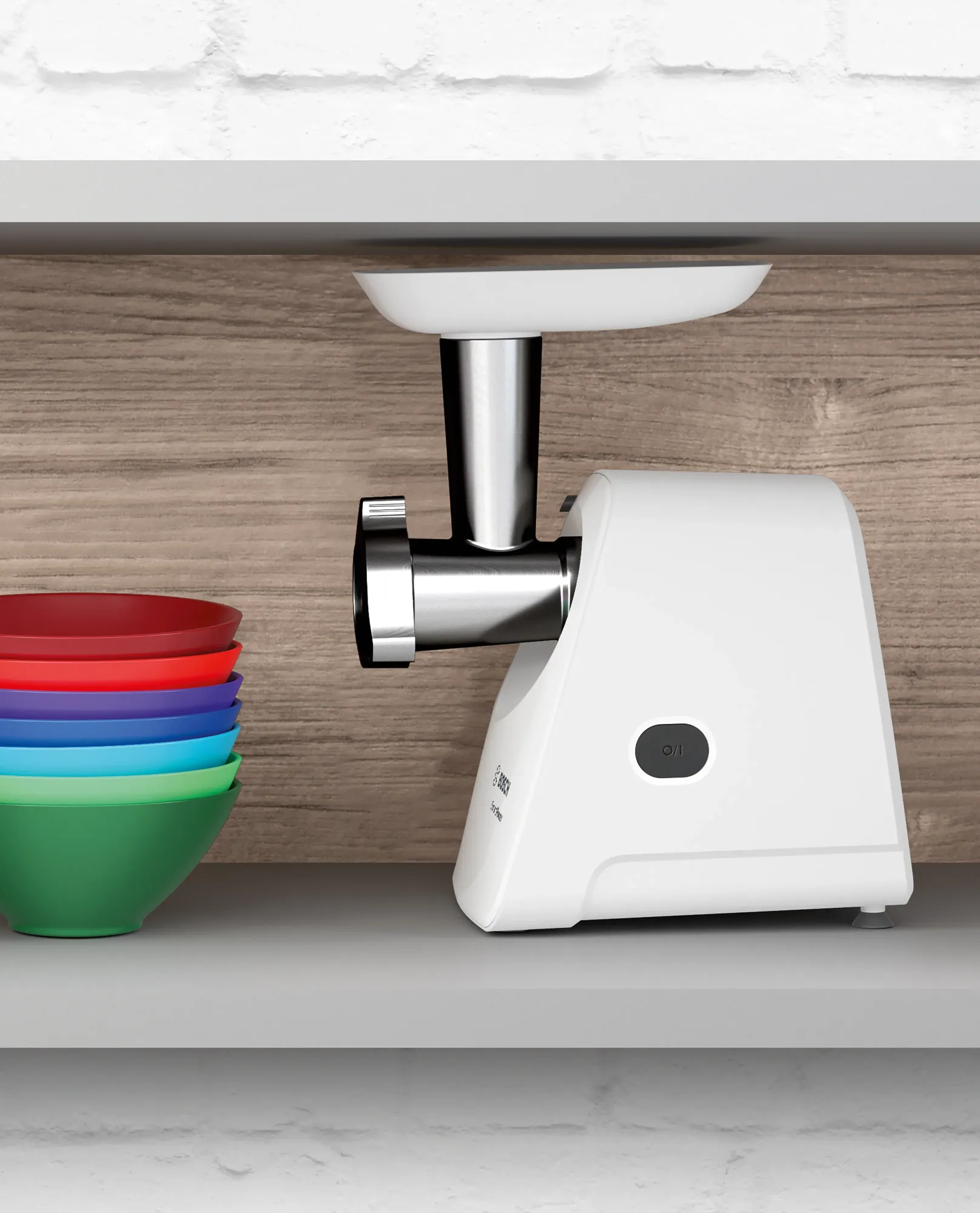 Série 2 Hachoir à viande SmartPower 1500 W Blanc, blanc MFW2514W
