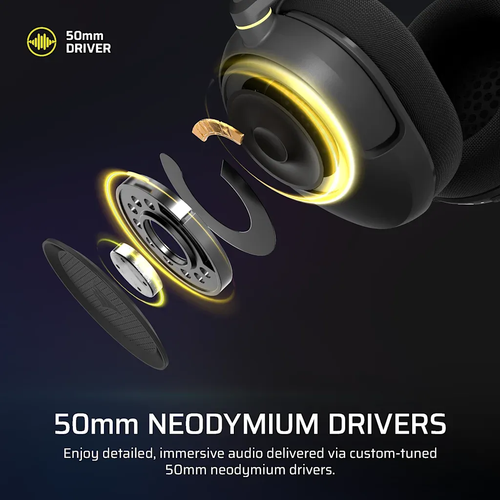 Casque Gaming HS35 v3, Carbone
