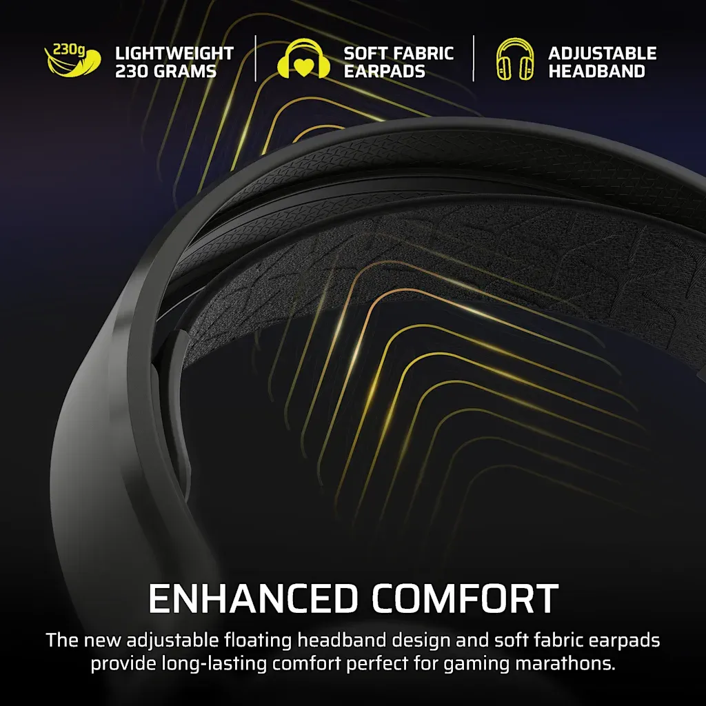 Casque Gaming HS35 v3, Carbone