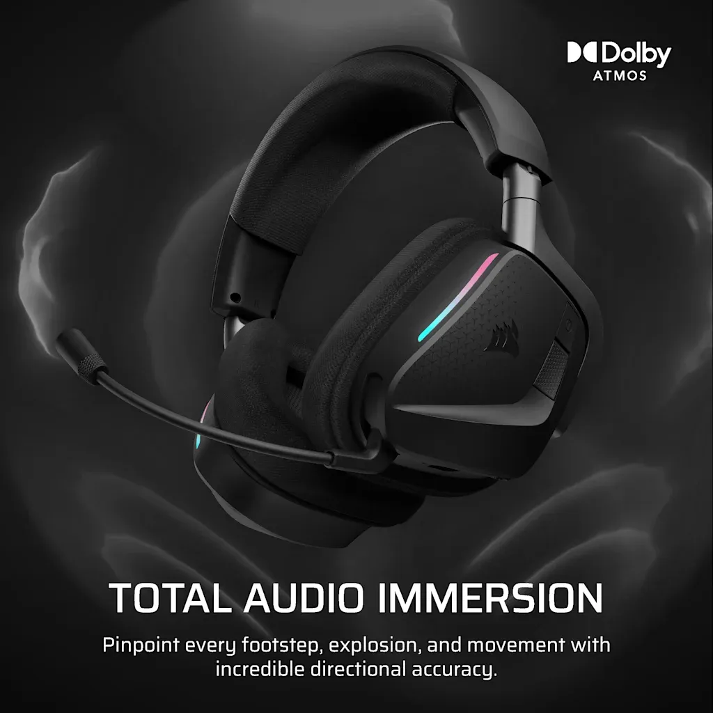 Casque gaming VOID v2 MAX SANS FIL - Carbone