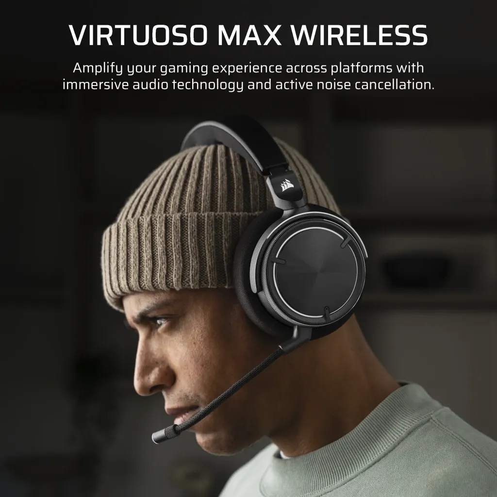 Casque gaming VIRTUOSO MAX WIRELESS, carbone