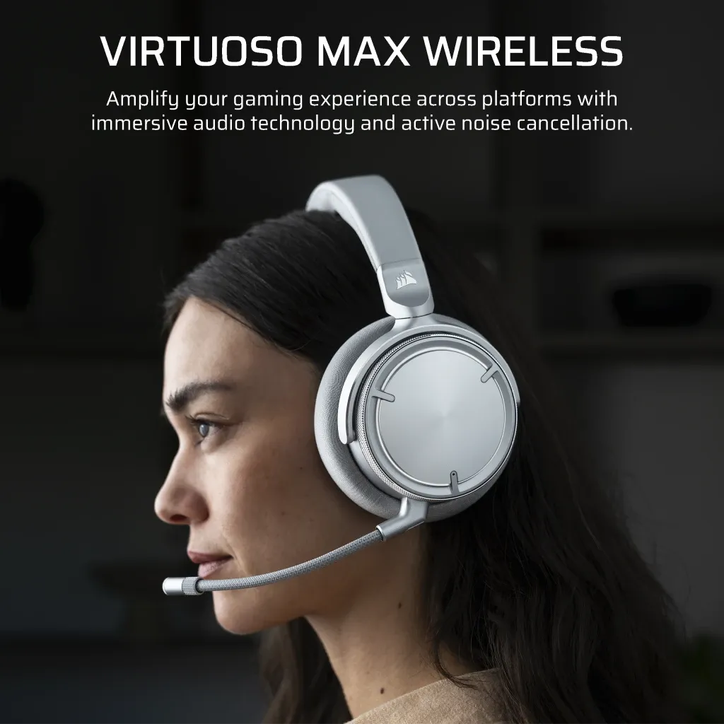 Casque gaming VIRTUOSO MAX WIRELESS, Argent
