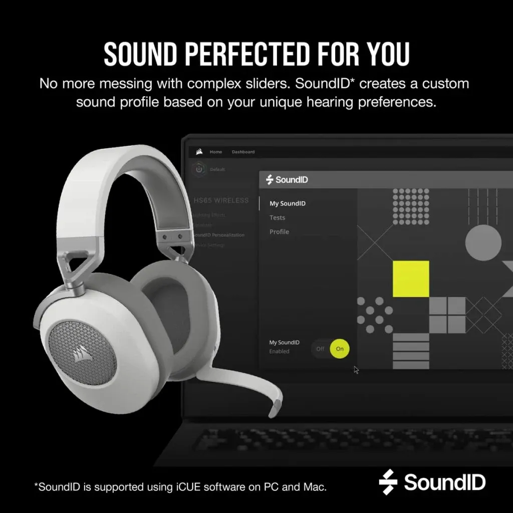 Casque gaming HS65 WIRELESS Blanc (UE)