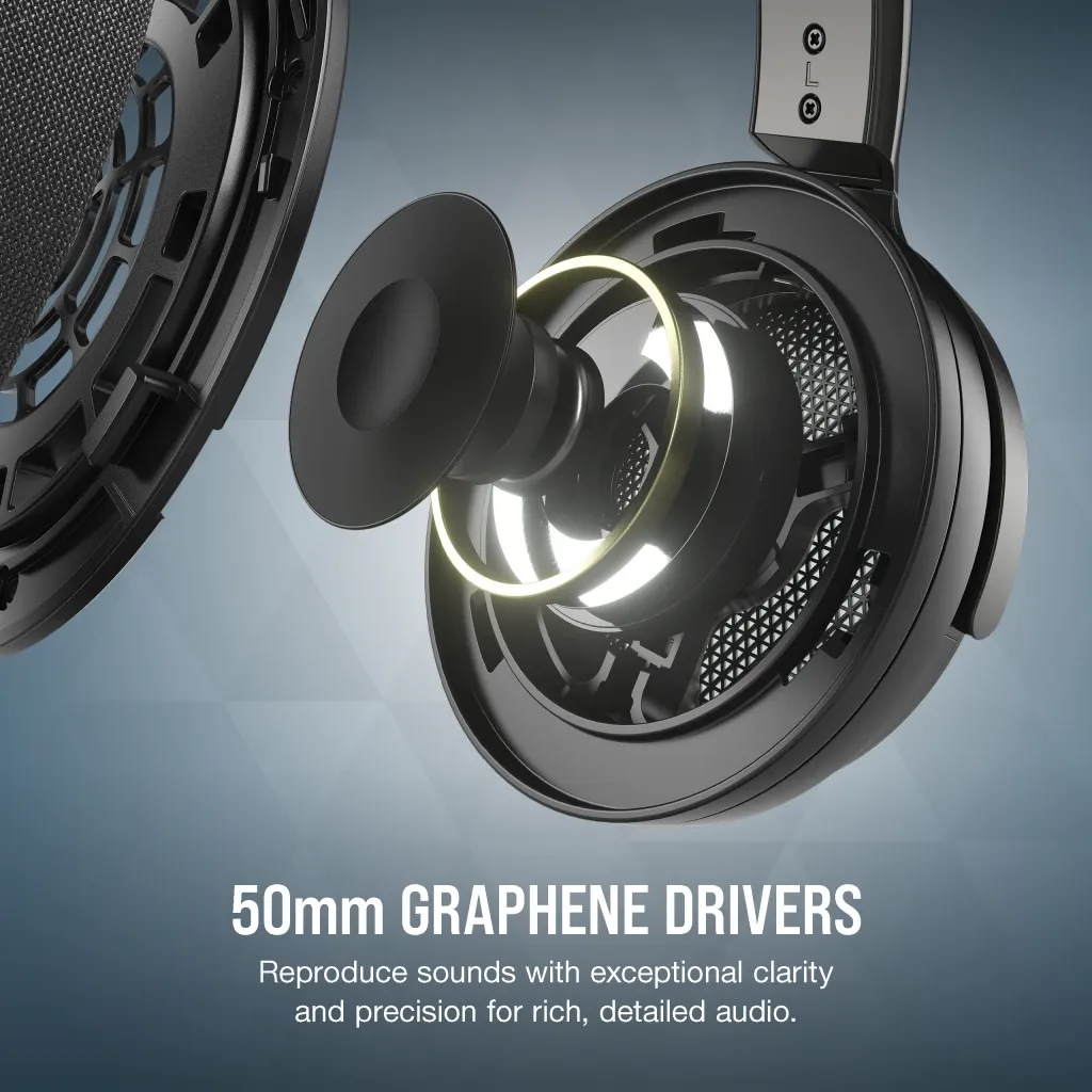 Casque gaming/streaming à conception ouverte VIRTUOSO PRO - Carbone (UE)