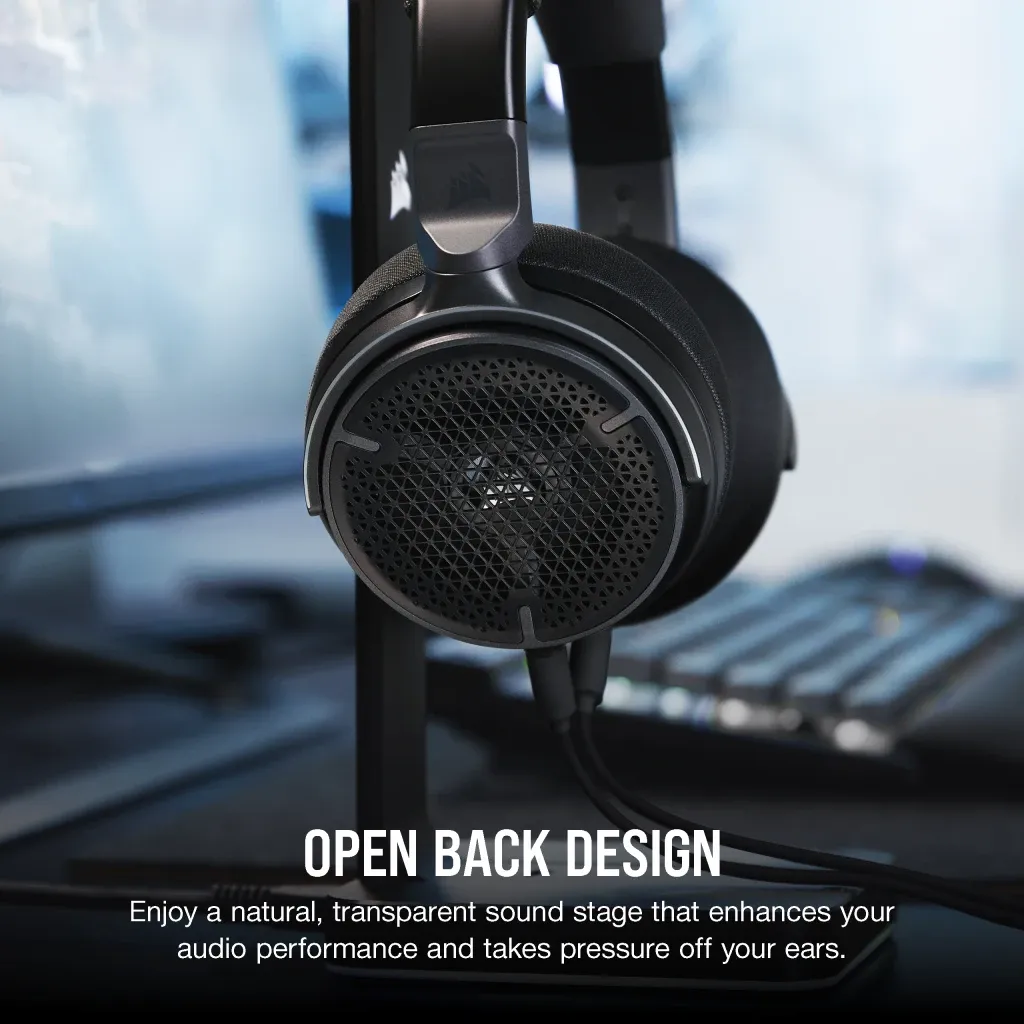 Casque gaming/streaming à conception ouverte VIRTUOSO PRO - Carbone (UE)