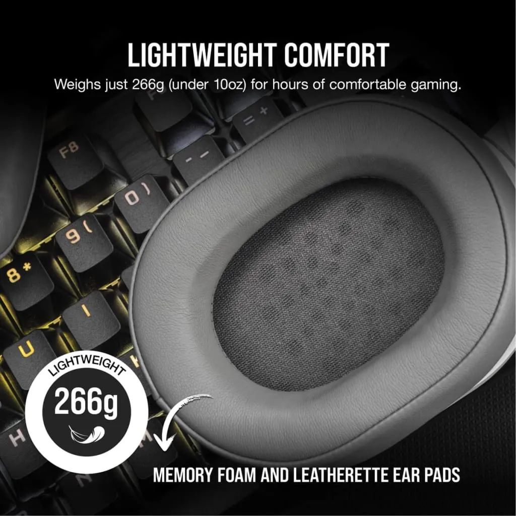 Casque gaming HS55 WIRELESS Blanc