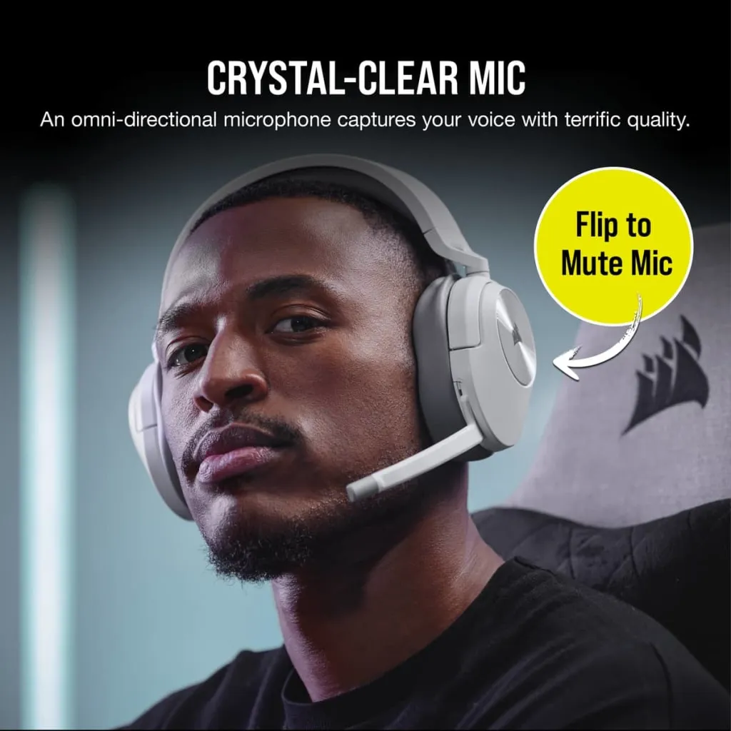Casque gaming HS55 WIRELESS Blanc