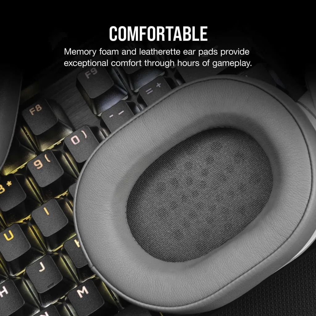 Casque gaming filaire HS55 STEREO Blanc