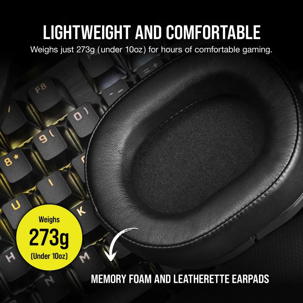 Casque gaming filaire HS55 SURROUND Carbone
