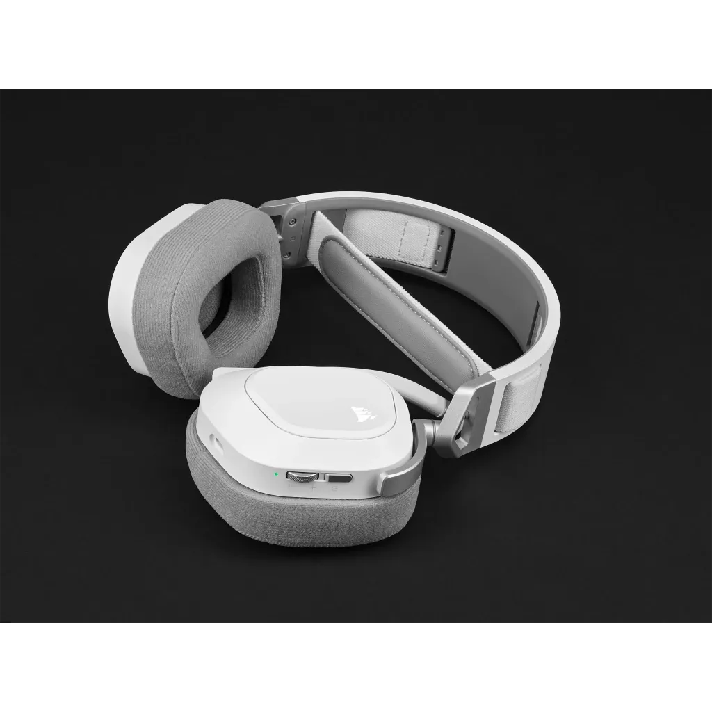 Casque gaming premium HS80 RGB WIRELESS avec audio spatial Blanc