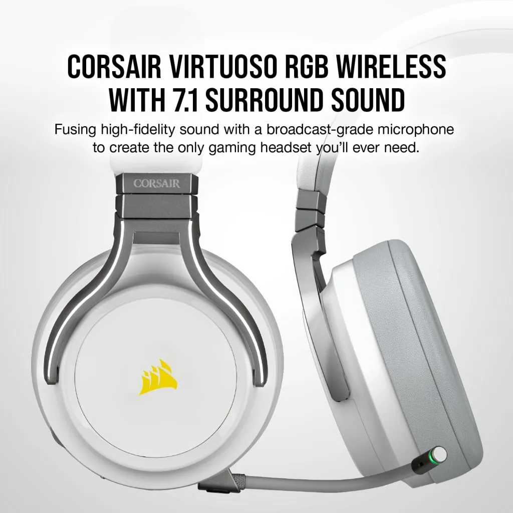 Casque gaming haute-fidélité VIRTUOSO RGB WIRELESS blanc