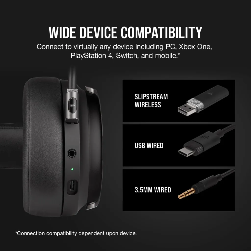 Casque gaming haute-fidélité VIRTUOSO RGB WIRELESS Carbone