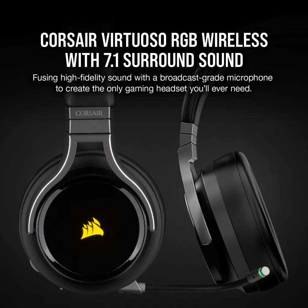 Casque gaming haute-fidélité VIRTUOSO RGB WIRELESS Carbone