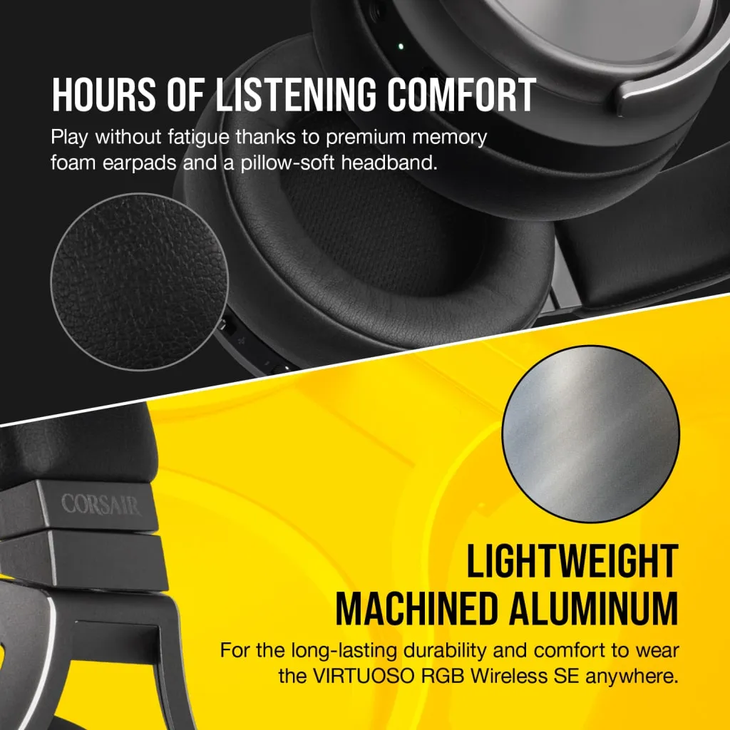 Casque gaming haute-fidélité VIRTUOSO RGB WIRELESS SE gris acier (UE)