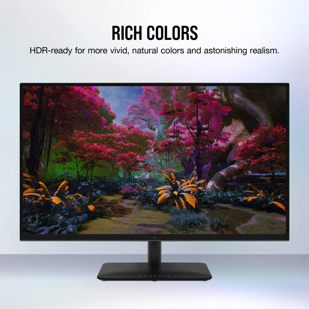 Écran gaming CORSAIR XENEON 315QHD165 IPS 32 pouces, QHD (2560 x 1440), 165 Hz, 1 ms, HDR-ready, 1,07 milliard de couleurs