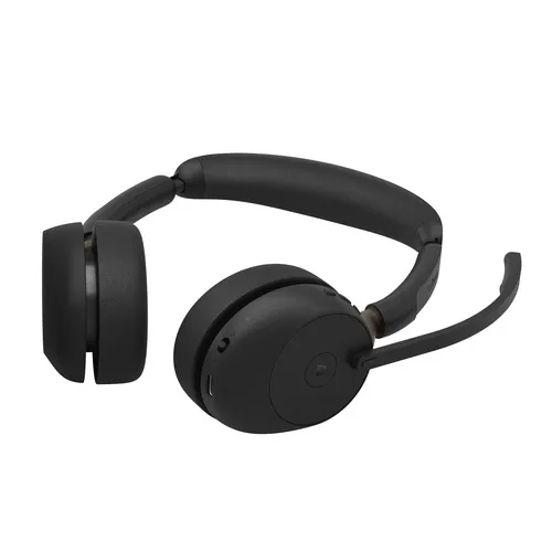 Jabra Evolve3 65 MS - USB-C with Dongle - Stereo (Charging Stand)