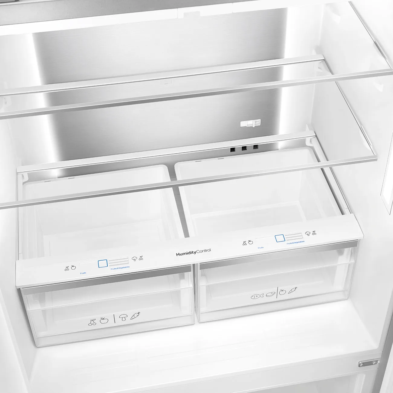 Réfrigérateur 4 portes Inox Look Esthétique Universel FQI48XD