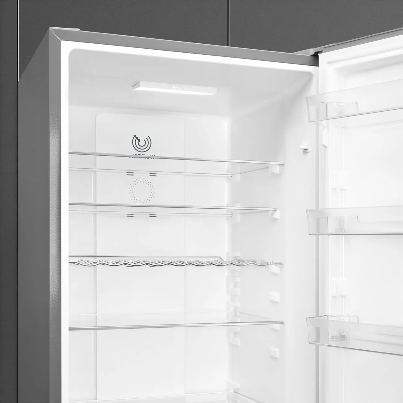 Réfrigérateur Combiné Inox Look Esthétique Universel RC20XDND