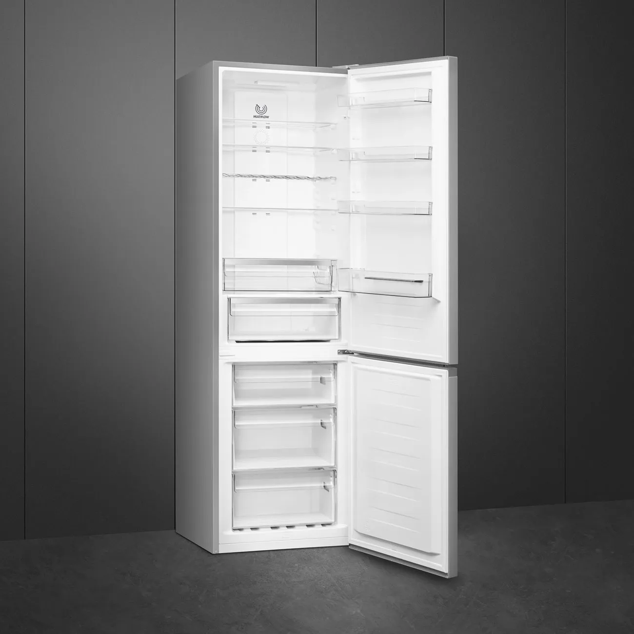 Réfrigérateur Combiné Inox Look Esthétique Universel RC20XDND