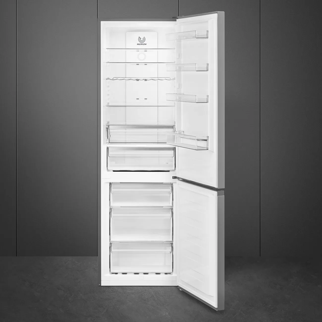Réfrigérateur Combiné Inox Look Esthétique Universel RC20XDND