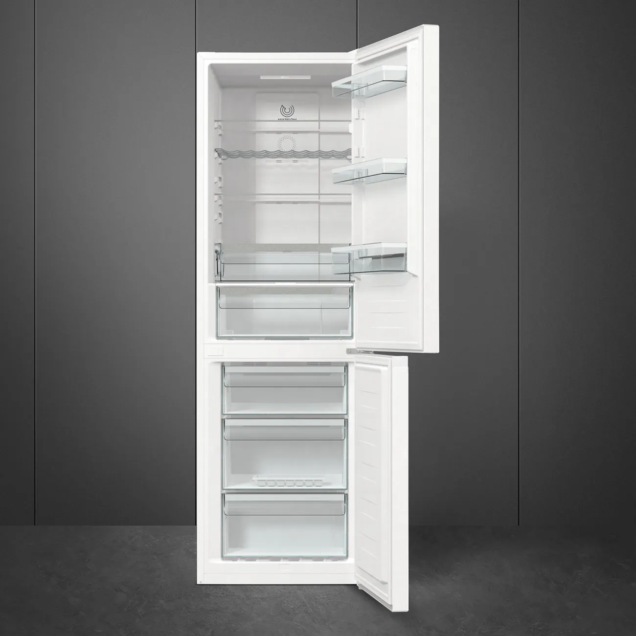 Réfrigérateur Combiné Blanc Esthétique Universel RC18WDND