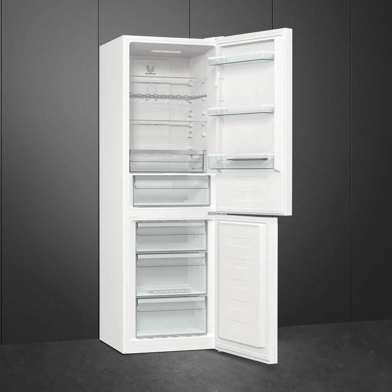 Réfrigérateur Combiné Blanc Esthétique Universel RC18WDND