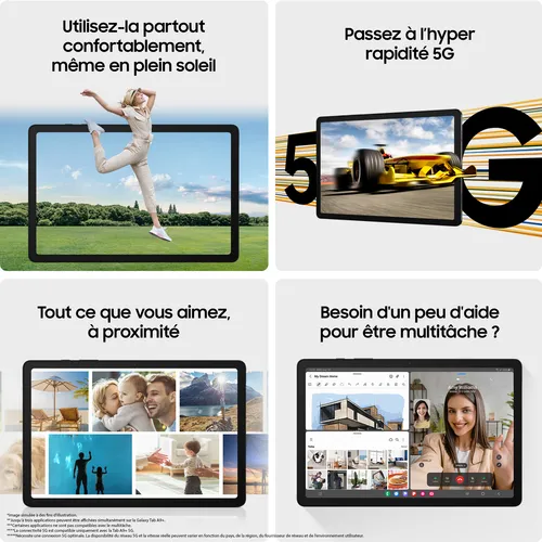 Samsung Galaxy Tab A9+ SM-X210 Snapdragon 64 GB 27,9 cm (11") 4 GB Wi-Fi 5 (802.11ac) Android 13 Graphit