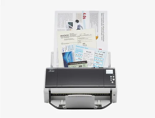 Ricoh fi-7460 Alimentador automático de documentos (ADF) + escáner de alimentación manual 600 x 600 DPI A3 Gris, Blanco