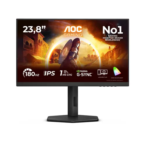 AOC 24G4X Computerbildschirm 60,5 cm (23.8") 1920 x 1080 Pixel Full HD LCD Schwarz, Grau