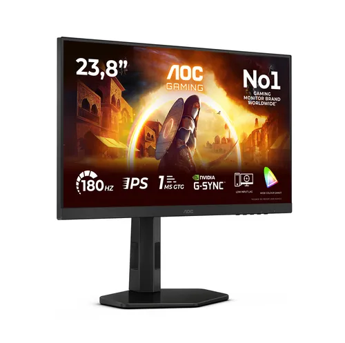 AOC 24G4X Computerbildschirm 60,5 cm (23.8") 1920 x 1080 Pixel Full HD LCD Schwarz, Grau