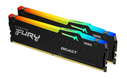 Kingston Technology FURY Beast 32GB 6000MT/s DDR5 CL30 DIMM (Kit de 2) RGB EXPO