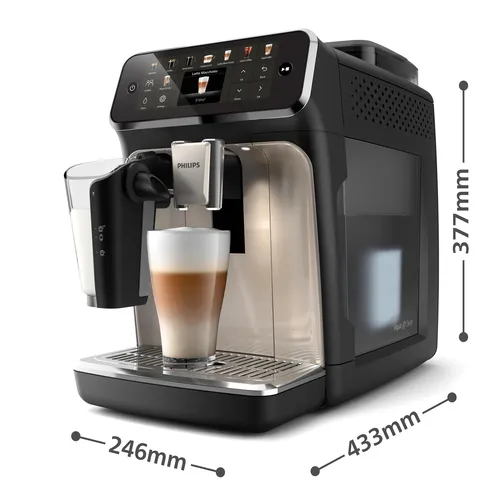 Philips 5500 series LatteGo EP5547/90 Macchina caffè automatica, 20 bevande, cappuccinatore, 1.8 L, macine in ceramica