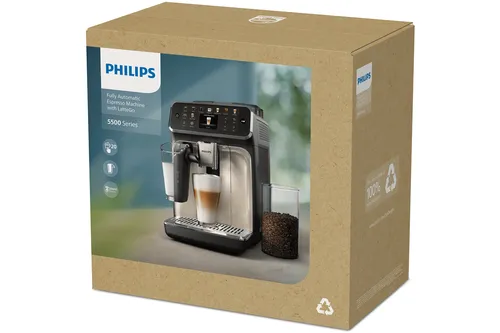 Philips Serie 5000 EP5541/50 Macchina da caffè automatica, 20 bevande, 1.8 L, cappuccinatore, macine in ceramica
