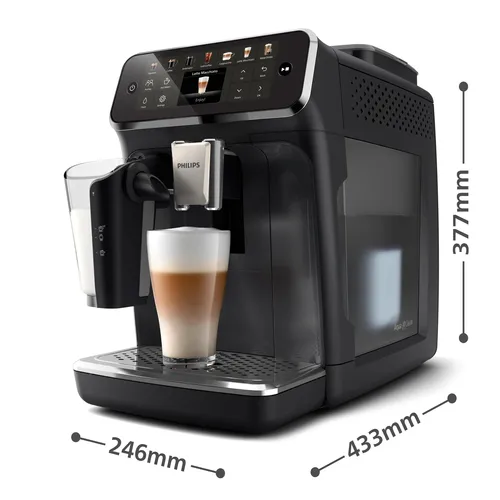Philips 4400 Series EP4441/50 Macchina da caffè automatica, 12 bevande, 1.8 L, cappuccinatore, macine in ceramica