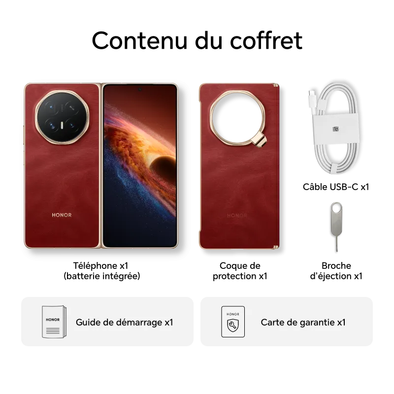 HONOR Magic V6 16 Go + 512 Go Red