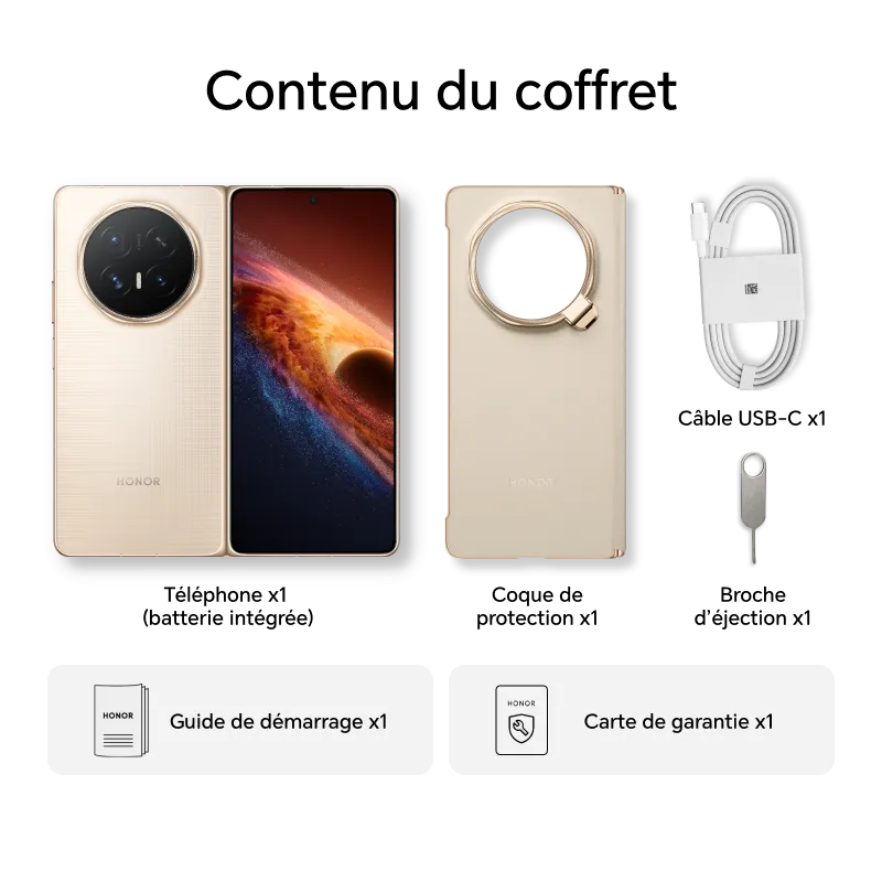 HONOR Magic V6 16 Go + 512 Go Gold