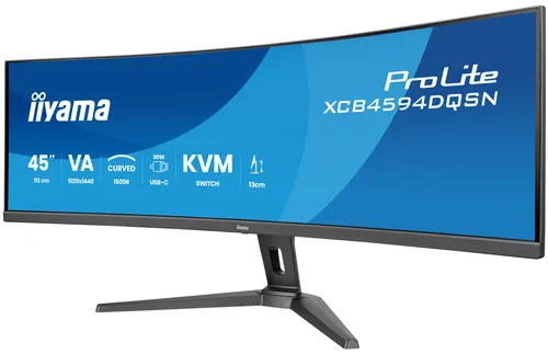 iiyama G-MASTER 45"LCD Curved Bus. UWQHD computer monitor 113 cm (44.5") 5120 x 1440 pixels Dual QHD LED Black